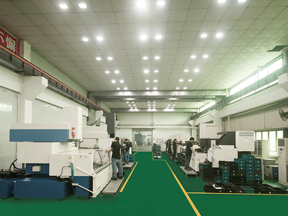 Mitsubishi EDM.  Applied to production of high precision parts. 